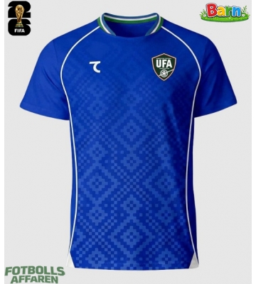 Uzbekistan Hemmaställ Barn VM 2026 Kortärmad (+ Korta byxor)